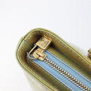 LOUIS VUITTON Monogram Vernis Houston Hand Bag Baby Blue M91005 LV Auth ep15974-19