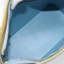 LOUIS VUITTON Monogram Vernis Houston Hand Bag Baby Blue M91005 LV Auth ep15974-11