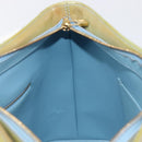 LOUIS VUITTON Monogram Vernis Houston Hand Bag Baby Blue M91005 LV Auth ep15974-21