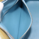 LOUIS VUITTON Monogram Vernis Houston Hand Bag Baby Blue M91005 LV Auth ep15974-24