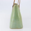 LOUIS VUITTON Monogram Vernis Houston Hand Bag Baby Blue M91005 LV Auth ep15974-3