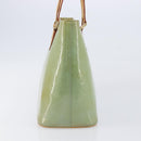 LOUIS VUITTON Monogram Vernis Houston Hand Bag Baby Blue M91005 LV Auth ep15974-4