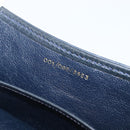 GUCCI GG Supreme Shoulder Bag PVC Navy Gold Auth ep15976-24