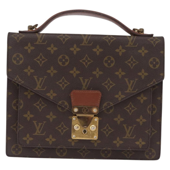 LOUIS VUITTON Monogram Monceau28 Hand Bag M51185 LV Auth ep15982