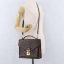 LOUIS VUITTON Monogram Monceau28 Hand Bag M51185 LV Auth ep15982-33