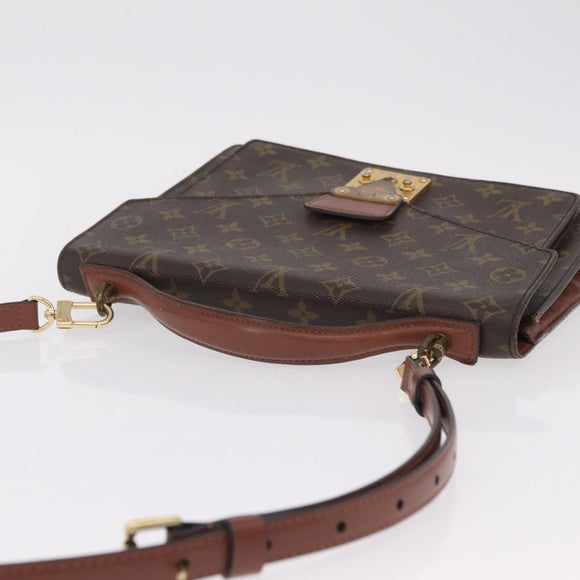LOUIS VUITTON Monogram Monceau28 Hand Bag M51185 LV Auth ep15982