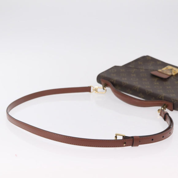 LOUIS VUITTON Monogram Monceau28 Hand Bag M51185 LV Auth ep15982
