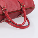 LOUIS VUITTON Epi Speedy 30 Hand Bag Castilian Red M43007 LV Auth ep15983A-7