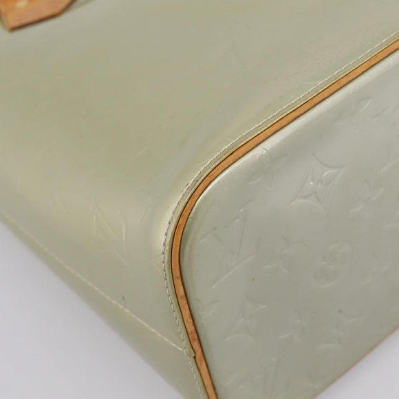 LOUIS VUITTON Monogram Vernis Houston Hand Bag Gris M91053 LV Auth ep15992