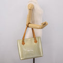 LOUIS VUITTON Monogram Vernis Houston Hand Bag Gris M91053 LV Auth ep15992-28