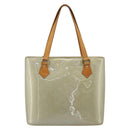 LOUIS VUITTON Monogram Vernis Houston Hand Bag Gris M91053 LV Auth ep15992-2