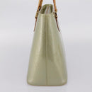 LOUIS VUITTON Monogram Vernis Houston Hand Bag Gris M91053 LV Auth ep15992-3