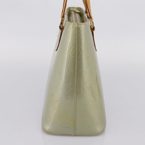 LOUIS VUITTON Monogram Vernis Houston Hand Bag Gris M91053 LV Auth ep15992