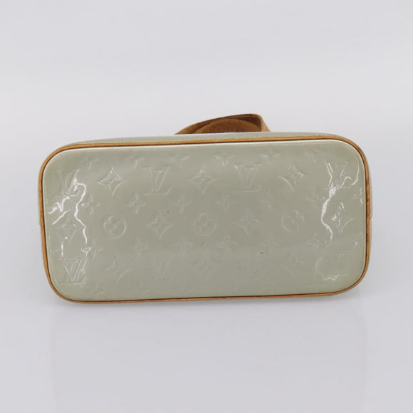 LOUIS VUITTON Monogram Vernis Houston Hand Bag Gris M91053 LV Auth ep15992