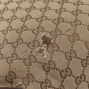 GUCCI GG Canvas Tote Bag Beige Silver 019 0402 Auth ep15996-9