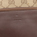 GUCCI GG Canvas Tote Bag Beige Silver 019 0402 Auth ep15996-19