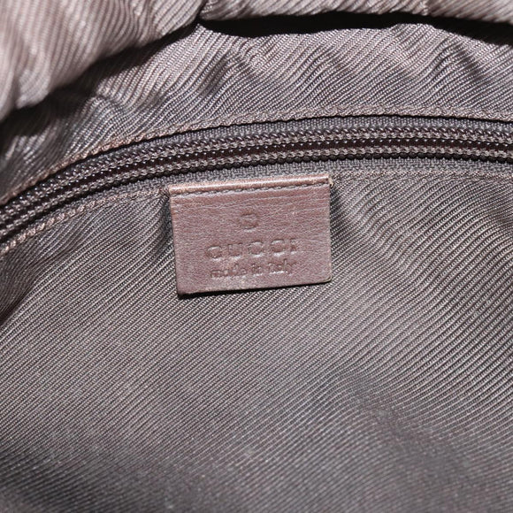 GUCCI GG Canvas Tote Bag Beige Silver 019 0402 Auth ep15996