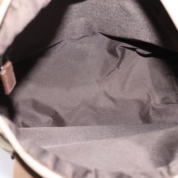 GUCCI GG Canvas Tote Bag Beige Silver 019 0402 Auth ep15996