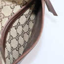 GUCCI GG Canvas Tote Bag Beige Silver 019 0402 Auth ep15996-25
