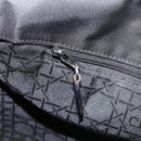Christian Dior Canage Hand Bag Nylon Black Silver Auth ep15999-19