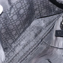 Christian Dior Canage Hand Bag Nylon Black Silver Auth ep15999-12