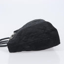 Christian Dior Canage Hand Bag Nylon Black Silver Auth ep15999-4