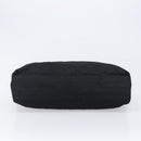 Christian Dior Canage Hand Bag Nylon Black Silver Auth ep15999-5