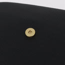 SAINT LAURENT Shoulder Bag PVC Canvas Black Gold Auth ep16000A-20