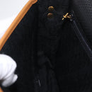 SAINT LAURENT Shoulder Bag PVC Canvas Black Gold Auth ep16000A-24