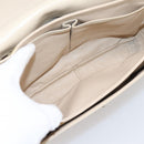 CELINE Shoulder Bag Leather Ivory Gold Auth ep16002-12