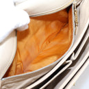 CELINE Shoulder Bag Leather Ivory Gold Auth ep16002-27