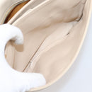 CELINE Shoulder Bag Leather Ivory Gold Auth ep16002-28