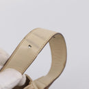 CELINE Shoulder Bag Leather Ivory Gold Auth ep16002-11