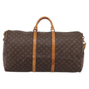 LOUIS VUITTON Monogram Keepall Bandouliere 60 Boston Bag M41412 LV Auth ep16005-2