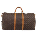 LOUIS VUITTON Monogram Keepall Bandouliere 60 Boston Bag M41412 LV Auth ep16005-3