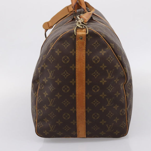 LOUIS VUITTON Monogram Keepall Bandouliere 60 Boston Bag M41412 LV Auth ep16005