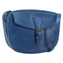 LOUIS VUITTON Epi Jeune Fille MM Shoulder Bag Toledo Blue M52155 LV Auth ep16006-1