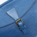 LOUIS VUITTON Epi Jeune Fille MM Shoulder Bag Toledo Blue M52155 LV Auth ep16006-20