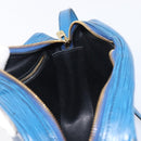 LOUIS VUITTON Epi Jeune Fille MM Shoulder Bag Toledo Blue M52155 LV Auth ep16006-23