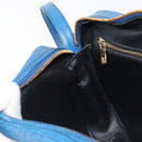 LOUIS VUITTON Epi Jeune Fille MM Shoulder Bag Toledo Blue M52155 LV Auth ep16006-24