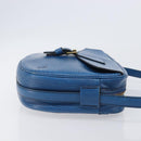 LOUIS VUITTON Epi Jeune Fille MM Shoulder Bag Toledo Blue M52155 LV Auth ep16006-3