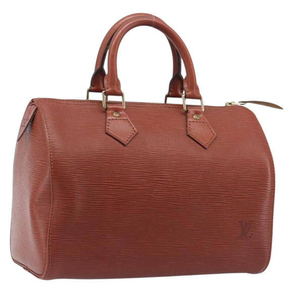 LOUIS VUITTON Epi Speedy 25 Hand Bag Brown M43013 LV Auth ep16007A