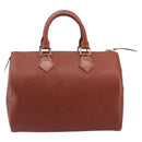 LOUIS VUITTON Epi Speedy 25 Hand Bag Brown M43013 LV Auth ep16007A-13