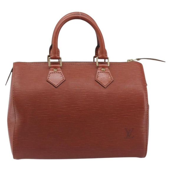 LOUIS VUITTON Epi Speedy 25 Hand Bag Brown M43013 LV Auth ep16007A