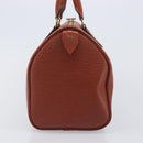 LOUIS VUITTON Epi Speedy 25 Hand Bag Brown M43013 LV Auth ep16007A-3
