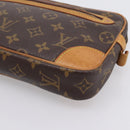 LOUIS VUITTON Monogram Marly Dragonne GM Clutch Bag M51825 LV Auth ep16010-14