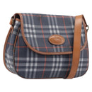 Burberrys Nova Check Shoulder Bag PVC Navy Auth ep16012-1
