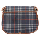Burberrys Nova Check Shoulder Bag PVC Navy Auth ep16012-3