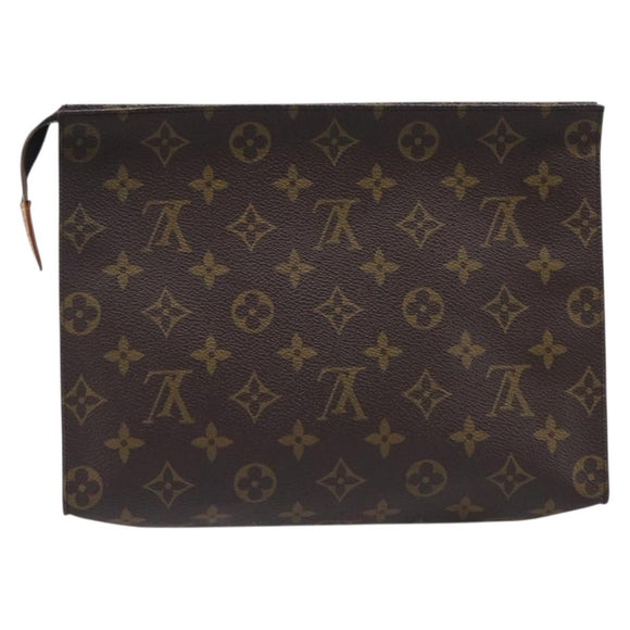 LOUIS VUITTON Monogram Poche Toilette 26 Pouch M47542 LV Auth ep16013