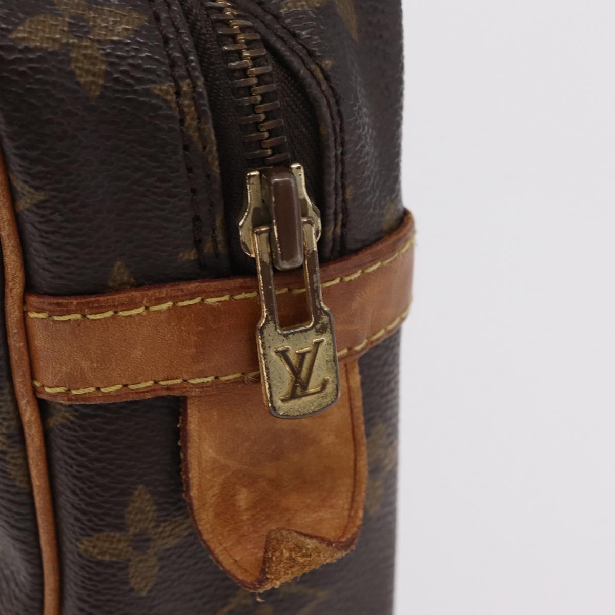 LOUIS VUITTON Monogram Compiegne 28 Clutch Bag M51845 LV Auth